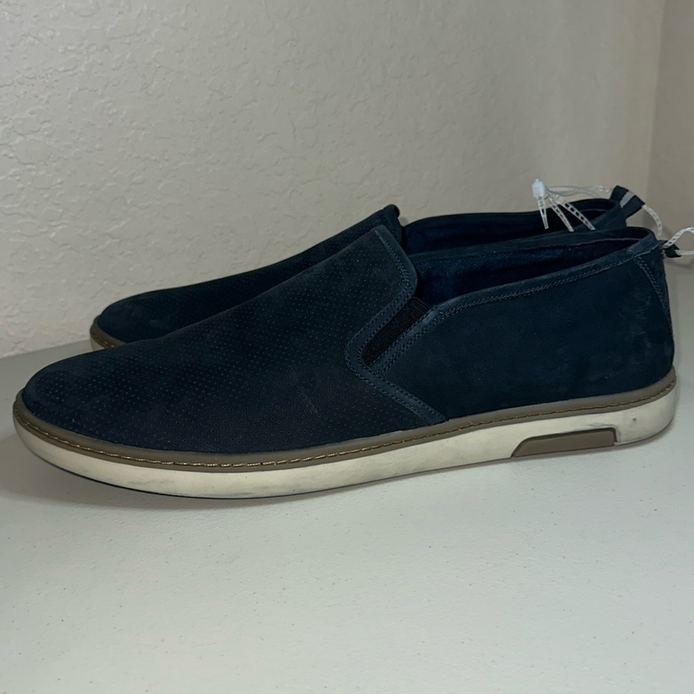SECTION X Roland Nubuck Leather Slip-On NEW, sz 13, comfy, last one! 632sx0019